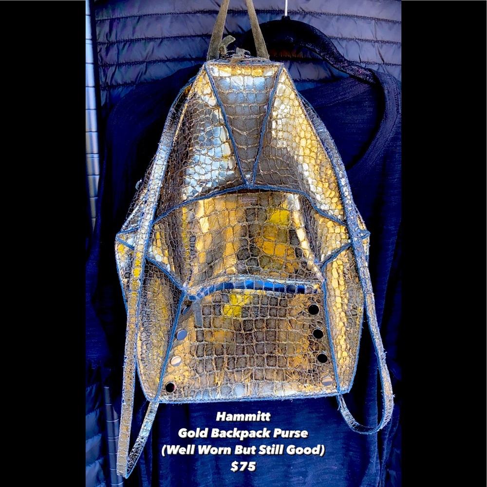 Hammitt Gold Backpack